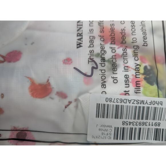 Flower Kimono White color size XL NWT - Picture 8 of 8